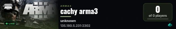 cachy arma3 live status badge