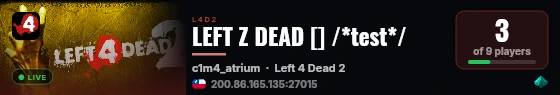 LEFT Z DEAD [] /*test*/ live status badge