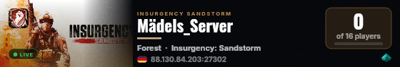 Mädels_Server live status badge