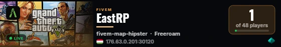 EastRP live status badge