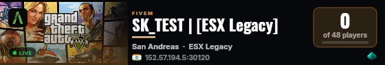 SK_TEST | [ESX Legacy] live status badge