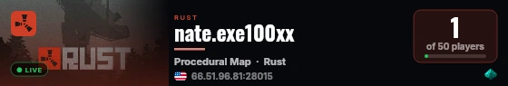nate.exe100xx live status badge