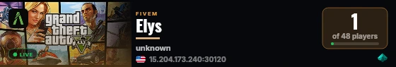 Elys live status badge