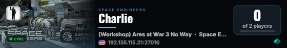 Charlie live status badge