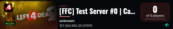 [FFC] Test Server #0 | Campaign Normal live status badge