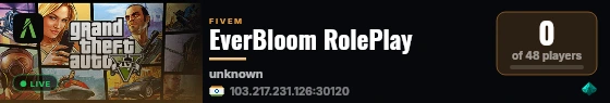 EverBloom RolePlay live status badge