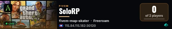 SoloRP live status badge
