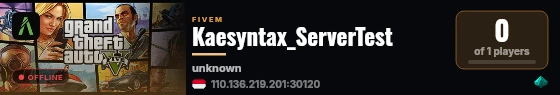 Kaesyntax_ServerTest live status badge