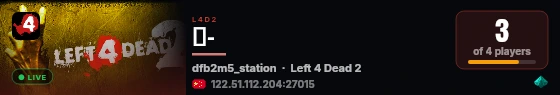 �- live status badge