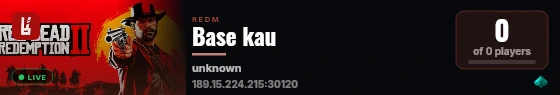 Base kau live status badge