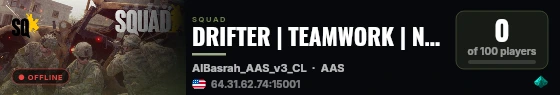 DRIFTER | TEAMWORK | NEW PLAYERS ENCOURAGED live status badge