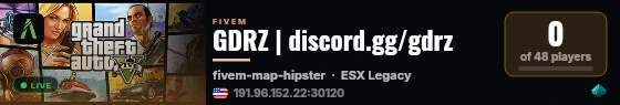 GDRZ | discord.gg/gdrz live status badge