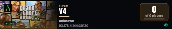 V4 live status badge