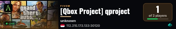 [Qbox Project] qproject live status badge