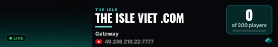 THE ISLE VIET .COM live status badge