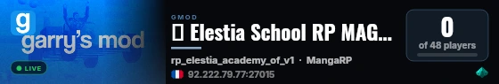 🏫 Elestia School RP MAGIE🔮 I MagieExclue,ScriptExclue DEV live status badge