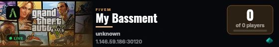 My Bassment  live status badge