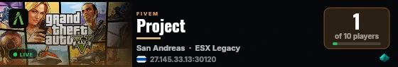 Project live status badge