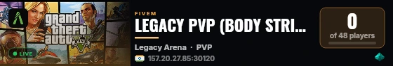LEGACY PVP (BODY STRIKE) live status badge