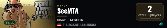 SeeMTA live status badge