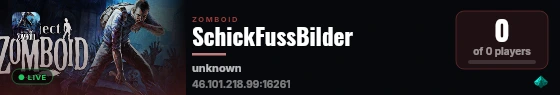 SchickFussBilder live status badge