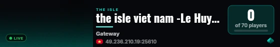 the isle viet nam -Le Huy Toan live status badge