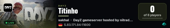 Titinho live status badge