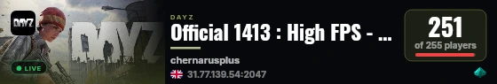 Official 1413 : High FPS - PvP : More Loot live status badge