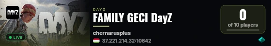 FAMILY GECI DayZ live status badge