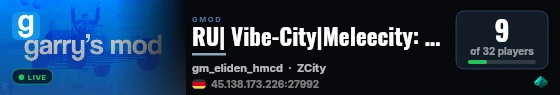 RU| Vibe-City|Meleecity: delicacy live status badge