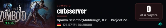 cuteserver live status badge