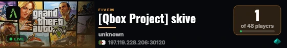 [Qbox Project] skive live status badge