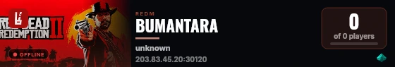 BUMANTARA live status badge