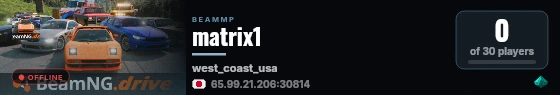 matrix1 live status badge