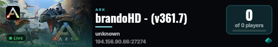brandoHD - (v361.7) live status badge