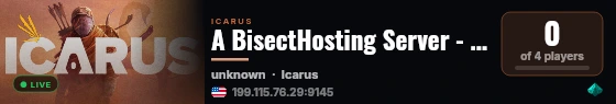 A BisectHosting Server - ac73abf9 live status badge