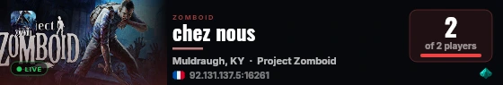 chez nous live status badge