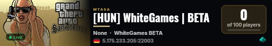 [HUN] WhiteGames | BETA live status badge