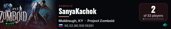 SanyaKachok live status badge