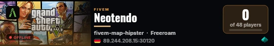 Neotendo live status badge