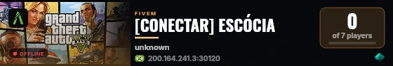 [CONECTAR] ESCÓCIA live status badge