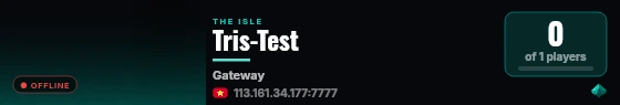 Tris-Test live status badge