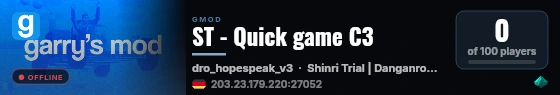 ST - Quick game C3 live status badge