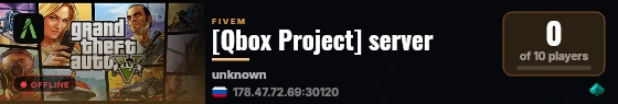 [Qbox Project] server live status badge