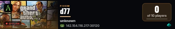 d77 live status badge