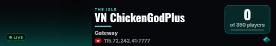 VN ChickenGodPlus live status badge
