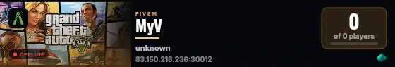 MyV live status badge