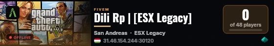 Dili Rp | [ESX Legacy] live status badge