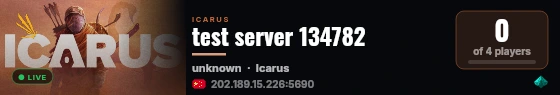 test server 134782 live status badge