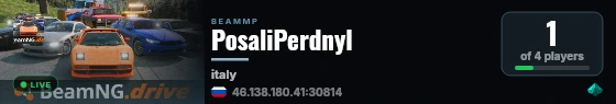 PosaliPerdnyl live status badge